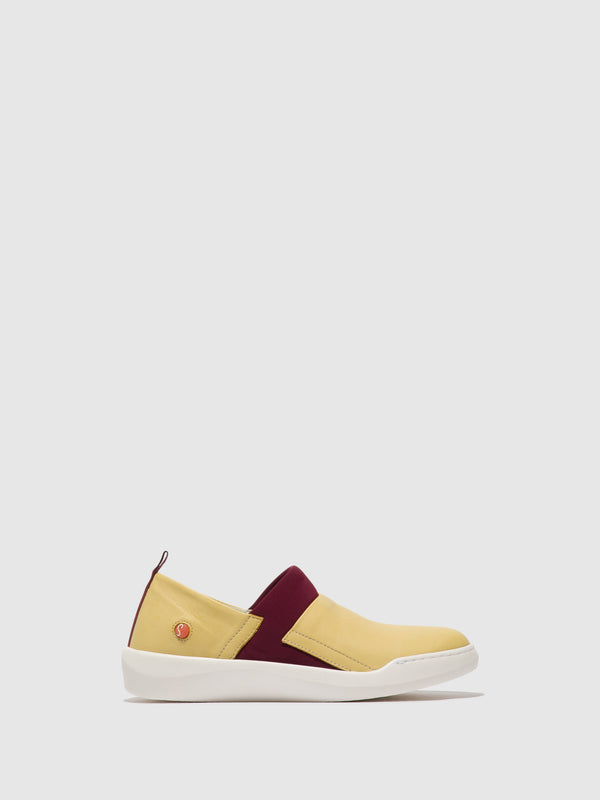 Slip-on Shoes BAJU709 LIGHT YELLOW/BORDEAUX